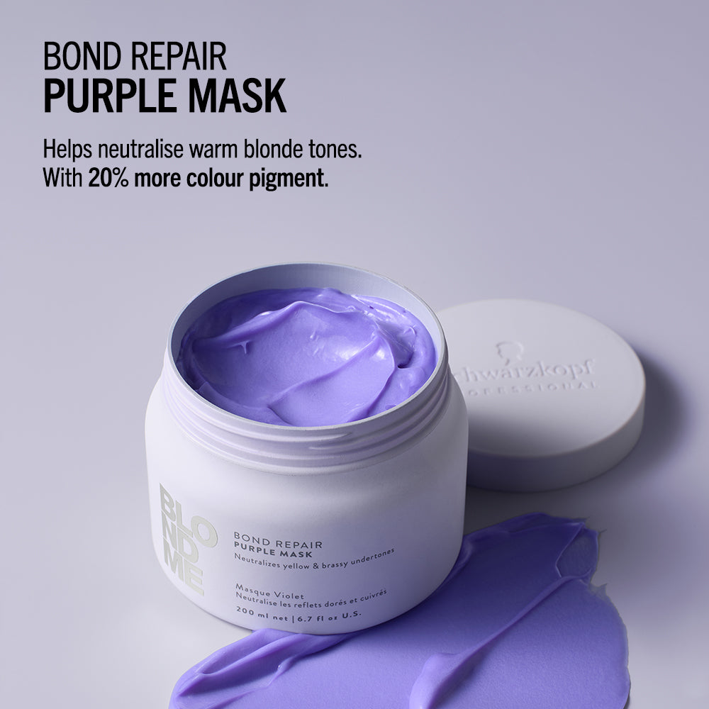 Schwarzkopf Professional BlondMe Bond Repair Purple Mask 200ml
